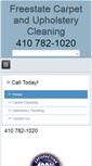 Mobile Screenshot of freestatecarpetcleaning.com